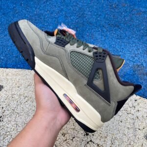 4 Retro UNDFTD 低帮 复古篮球鞋 男款 军绿 JBM351 M1 - Image 2