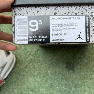 4 White Cement AJ4 白水泥 840606-192 - Image 4